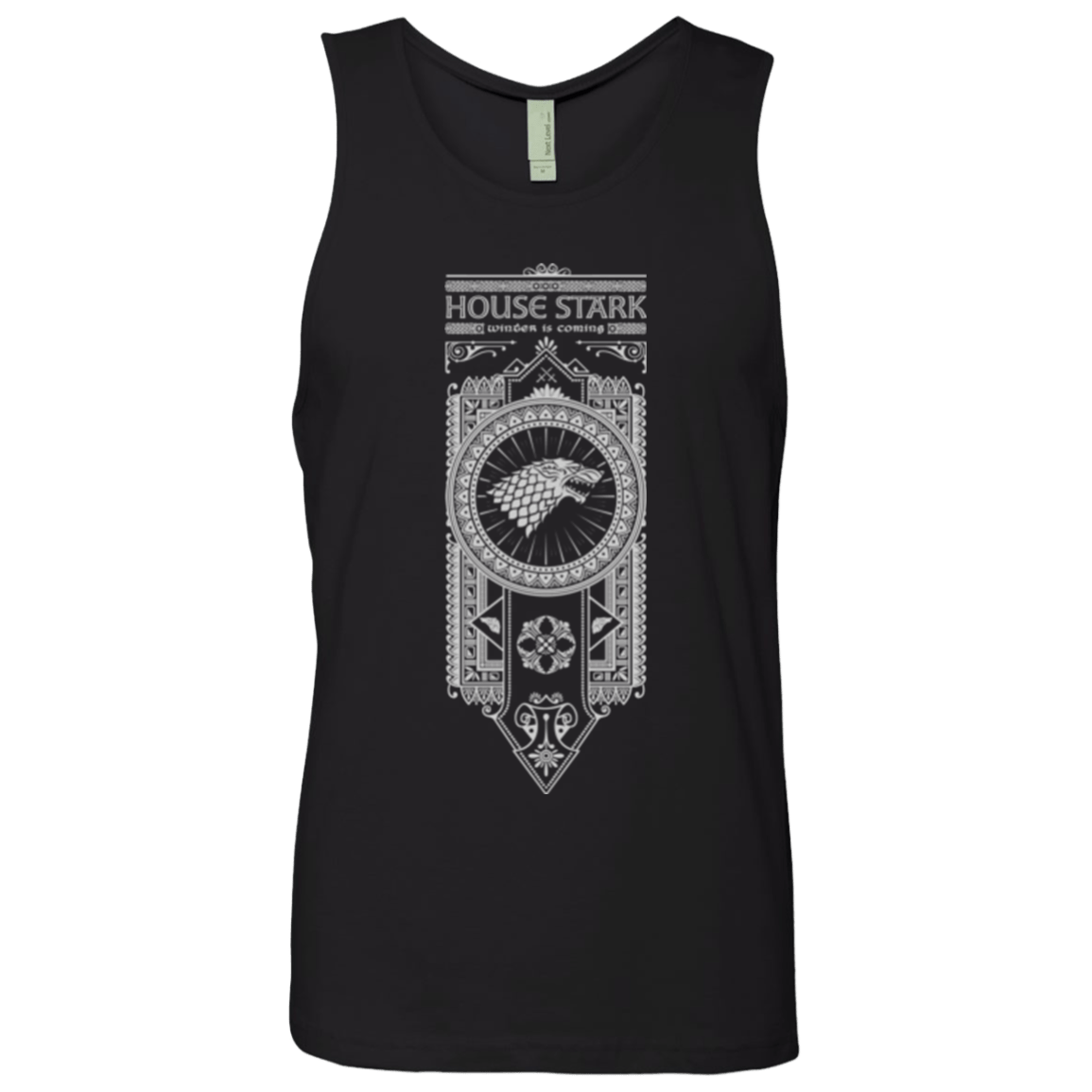 House Stark White Men's Premium Tank Top