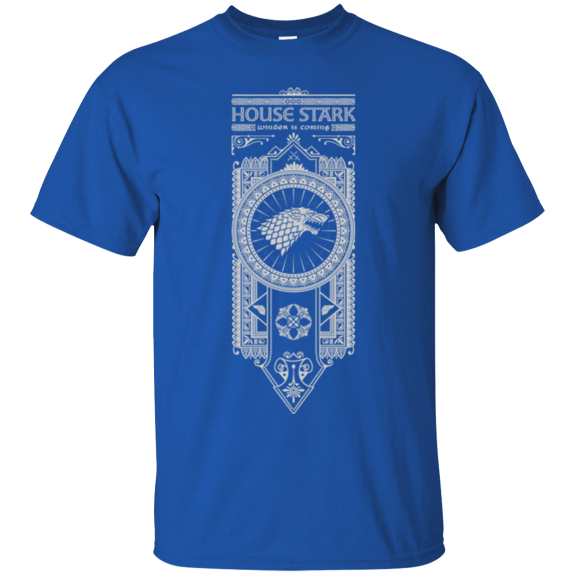 T-Shirts Royal / Small House Stark White T-Shirt