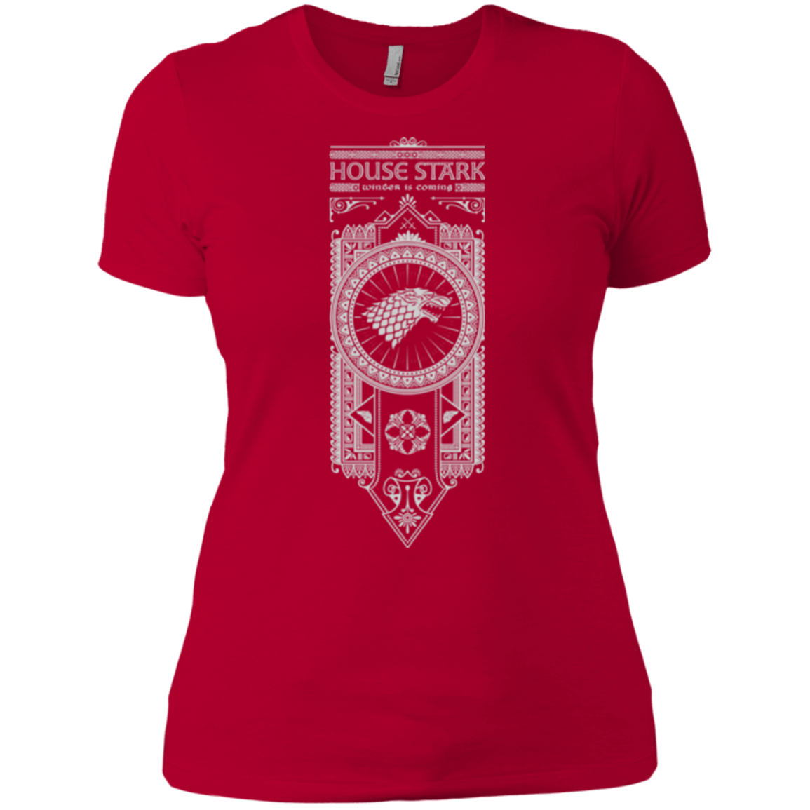 T-Shirts Red / X-Small House Stark White Women's Premium T-Shirt