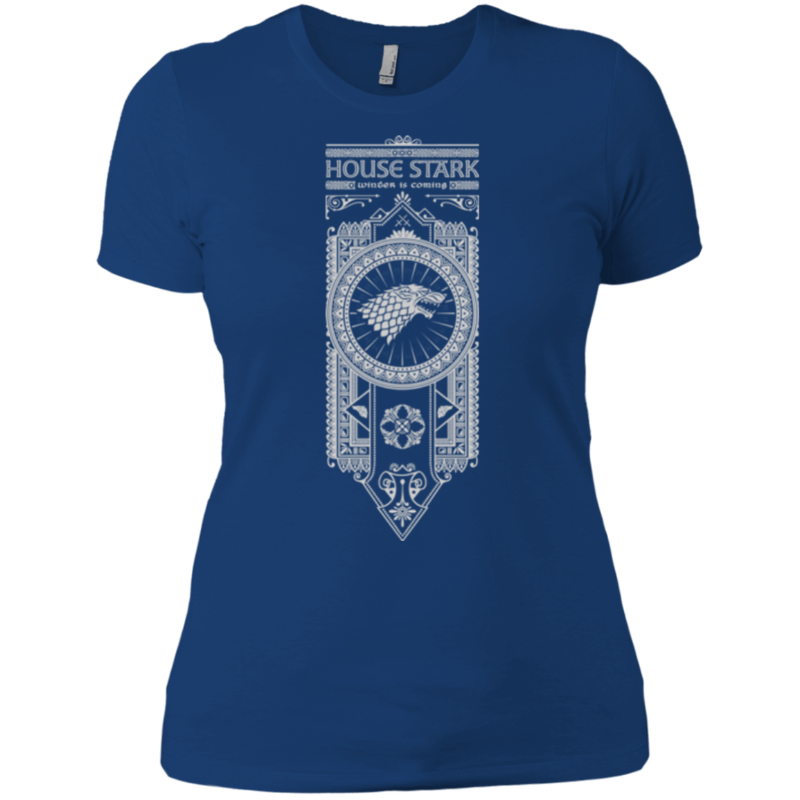 T-Shirts Royal / X-Small House Stark White Women's Premium T-Shirt