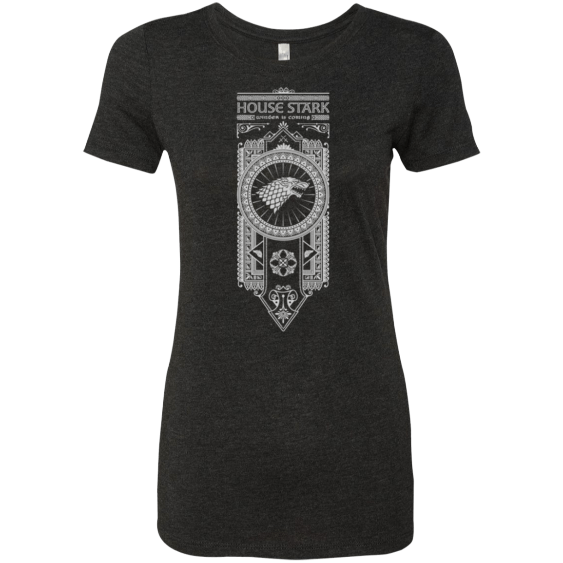 T-Shirts Vintage Black / Small House Stark White Women's Triblend T-Shirt