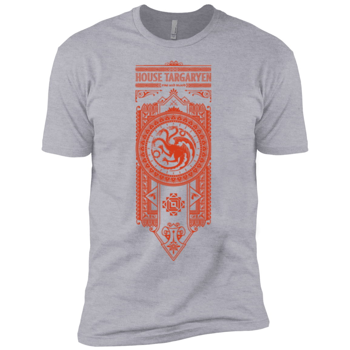 T-Shirts Heather Grey / YXS House Targaryen Boys Premium T-Shirt