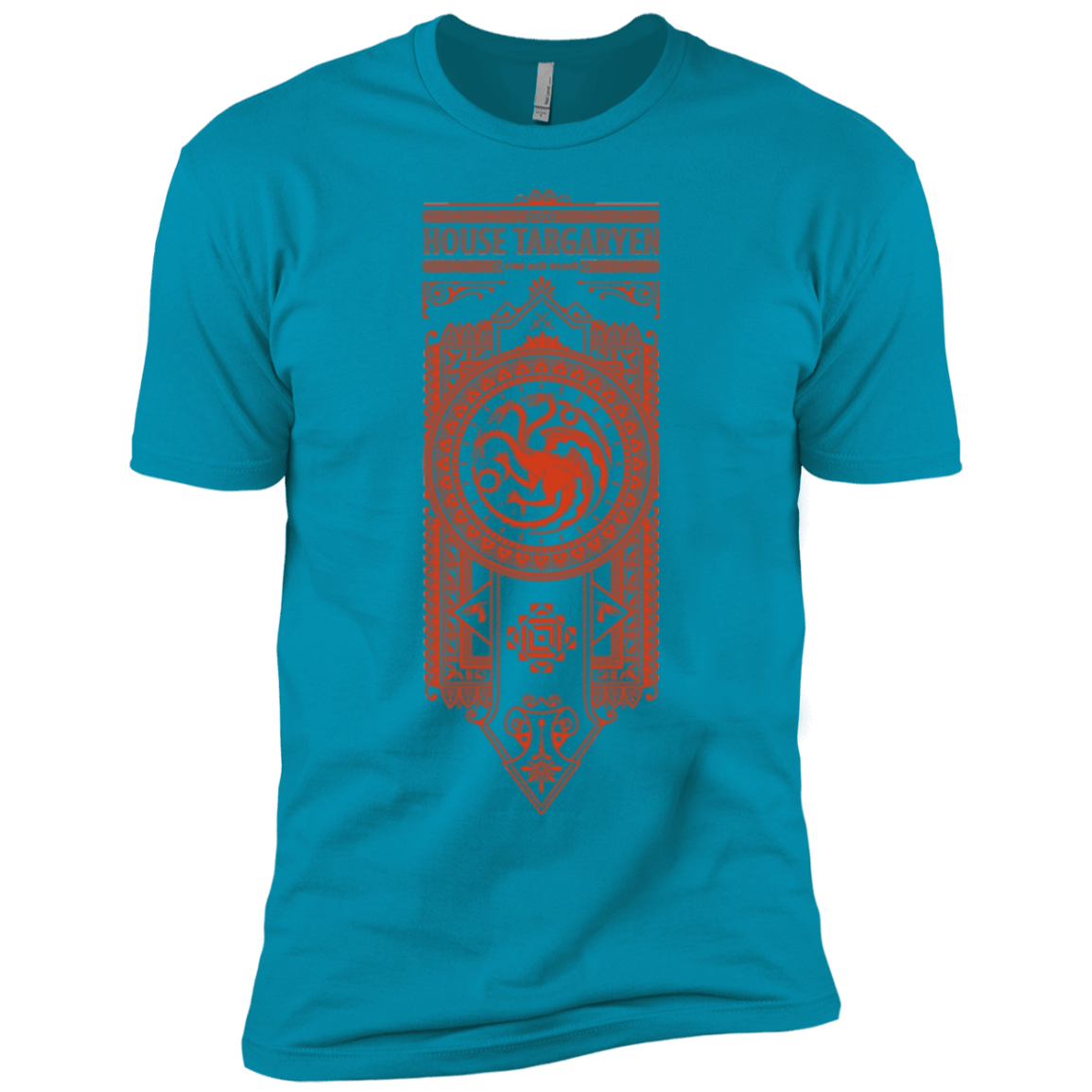 T-Shirts Turquoise / YXS House Targaryen Boys Premium T-Shirt