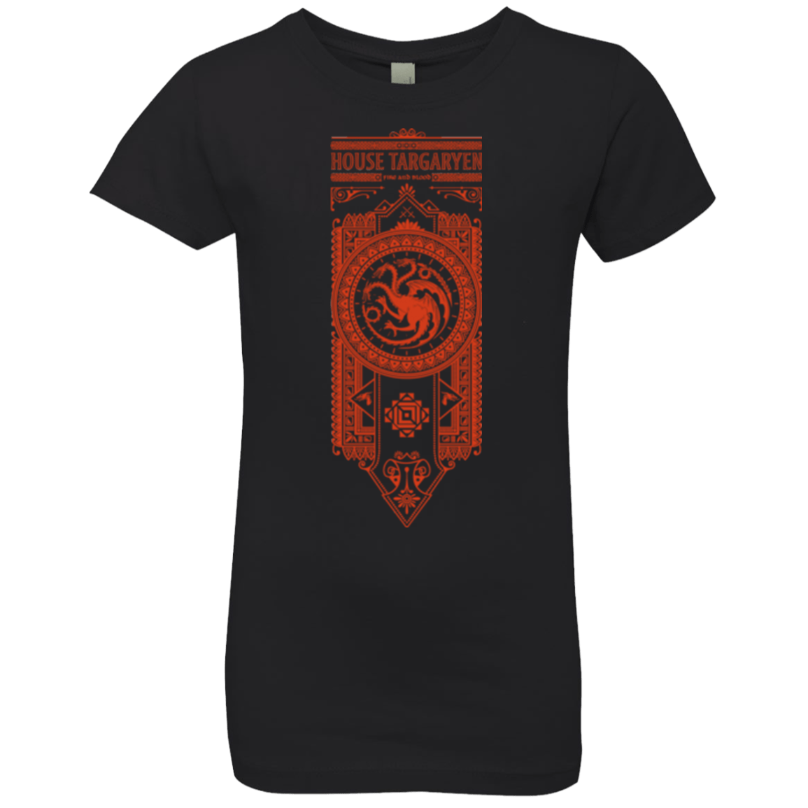 T-Shirts Black / YXS House Targaryen Girls Premium T-Shirt
