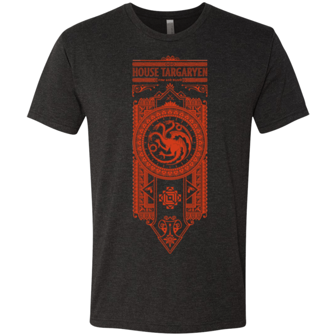 T-Shirts Vintage Black / Small House Targaryen Men's Triblend T-Shirt