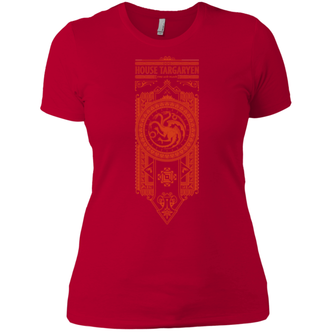 T-Shirts Red / X-Small House Targaryen Women's Premium T-Shirt
