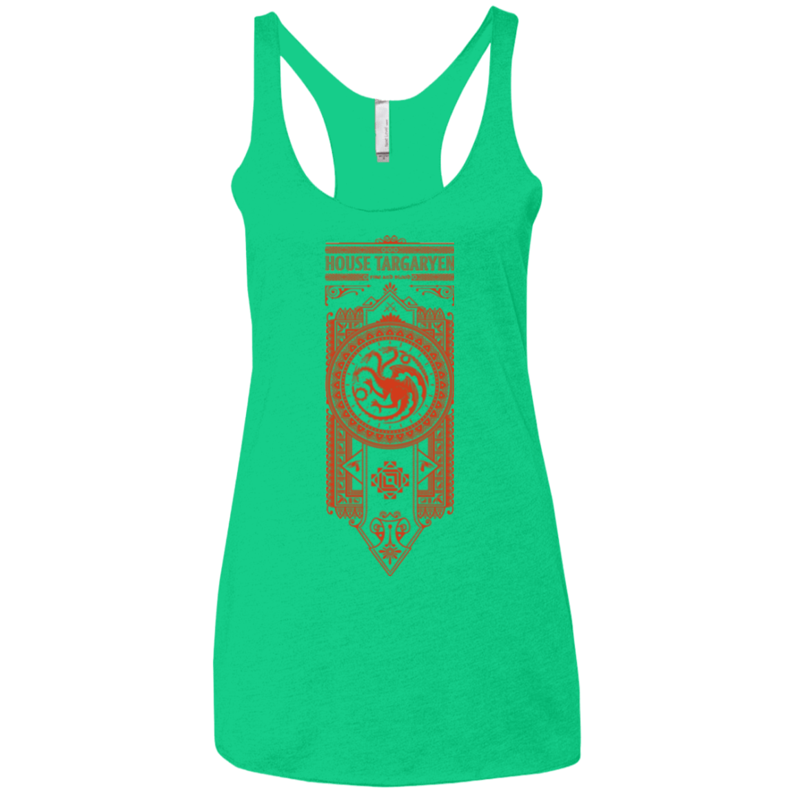 T-Shirts Envy / X-Small House Targaryen Women's Triblend Racerback Tank
