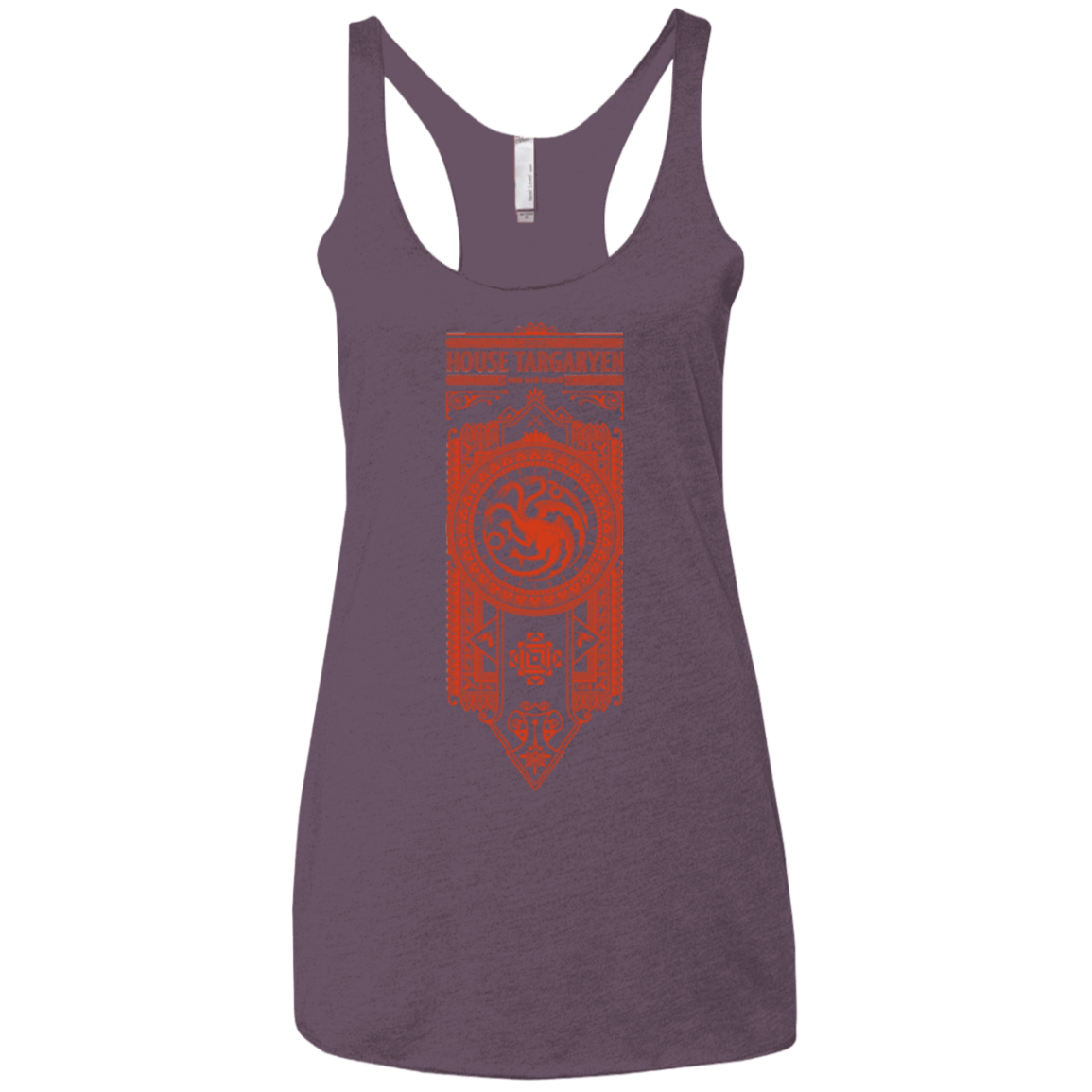 T-Shirts Vintage Purple / X-Small House Targaryen Women's Triblend Racerback Tank