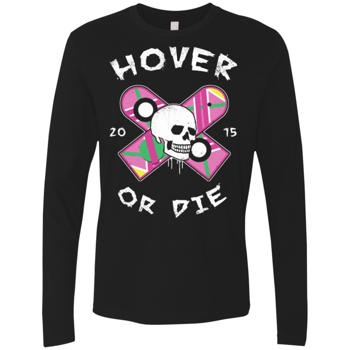 T-Shirts Black / Small Hover Or Die Men's Premium Long Sleeve