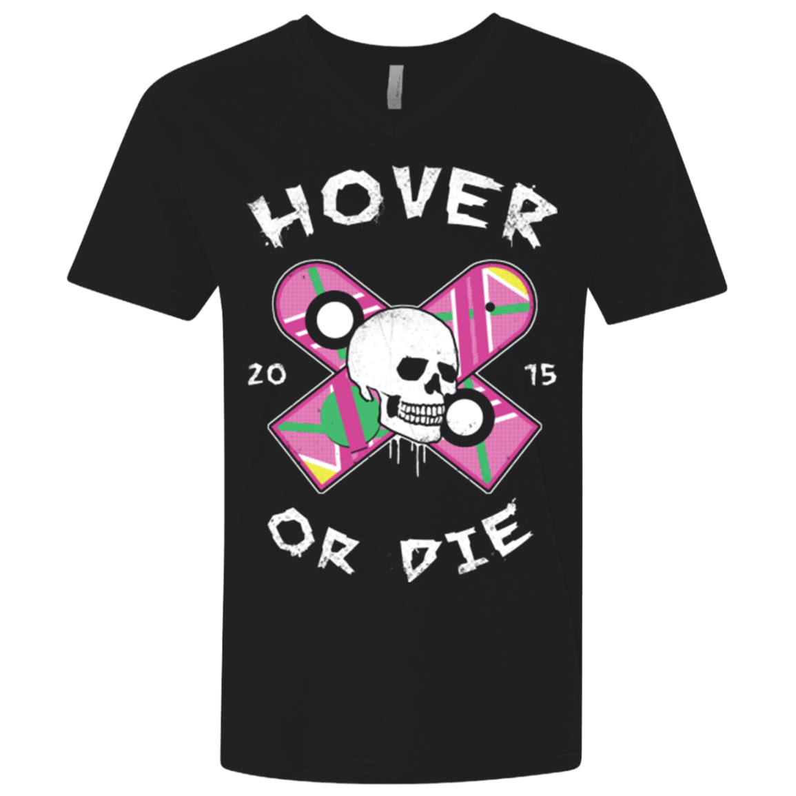 T-Shirts Black / X-Small Hover Or Die Men's Premium V-Neck
