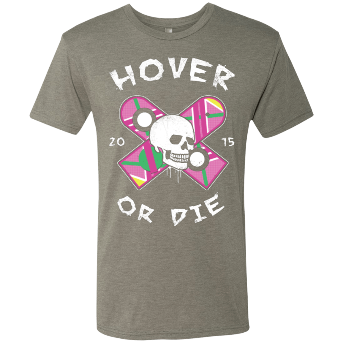 T-Shirts Venetian Grey / Small Hover Or Die Men's Triblend T-Shirt