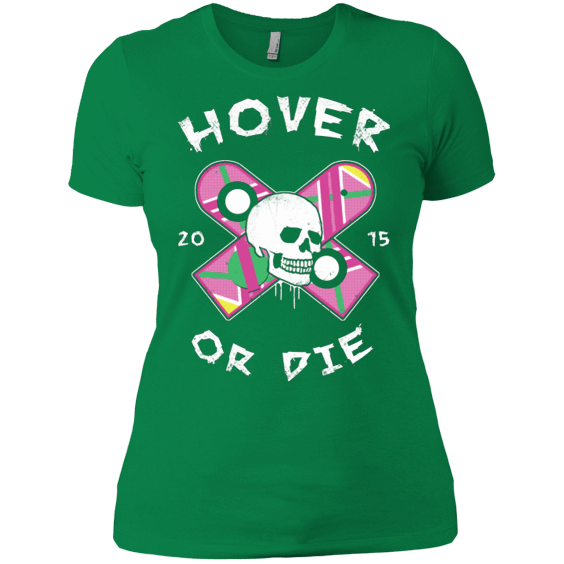 T-Shirts Kelly Green / X-Small Hover Or Die Women's Premium T-Shirt