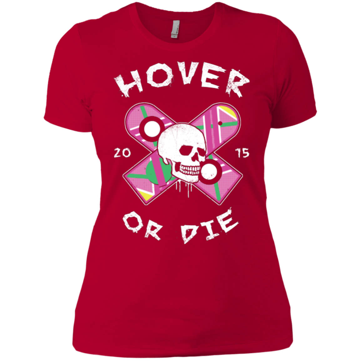 T-Shirts Red / X-Small Hover Or Die Women's Premium T-Shirt
