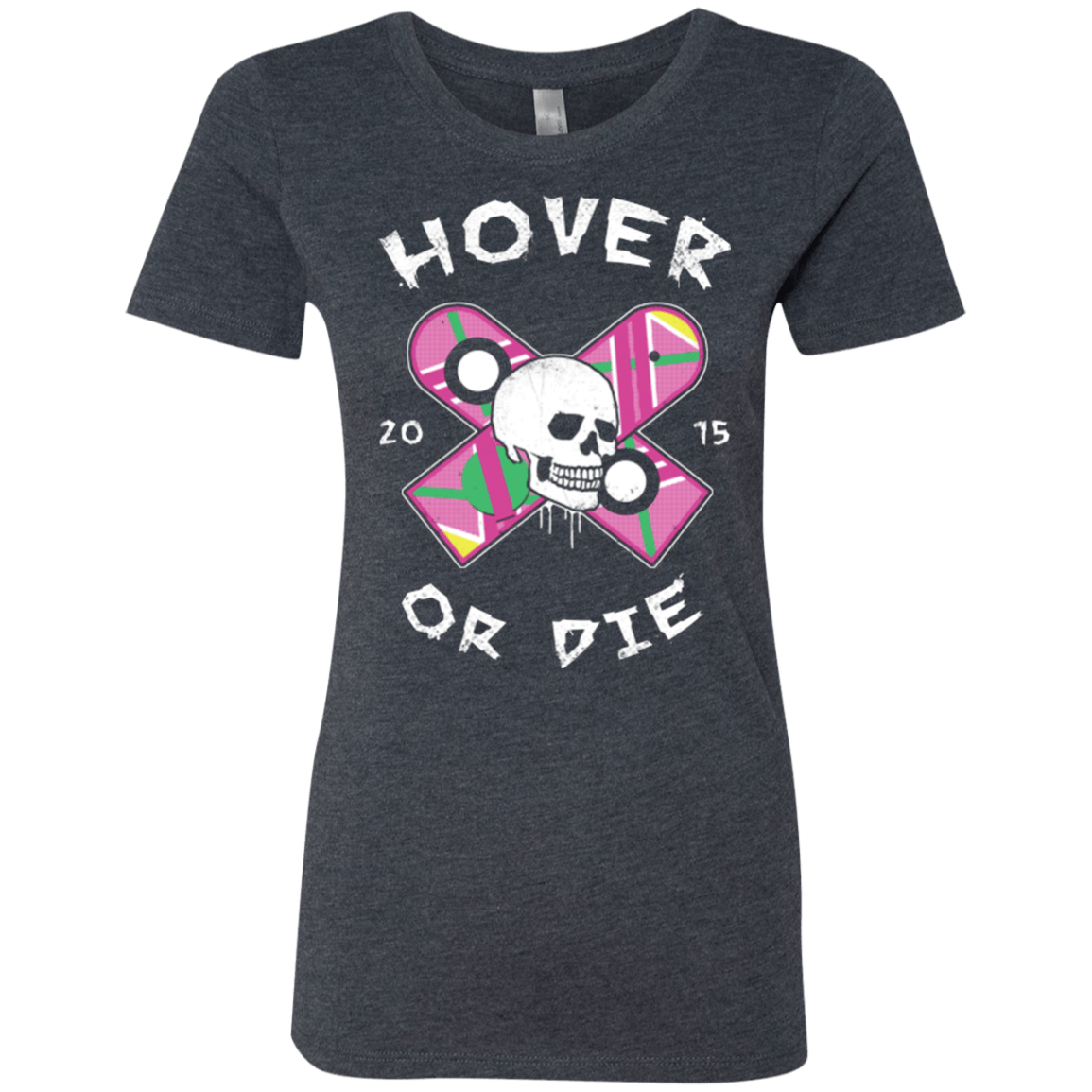 T-Shirts Vintage Navy / Small Hover Or Die Women's Triblend T-Shirt