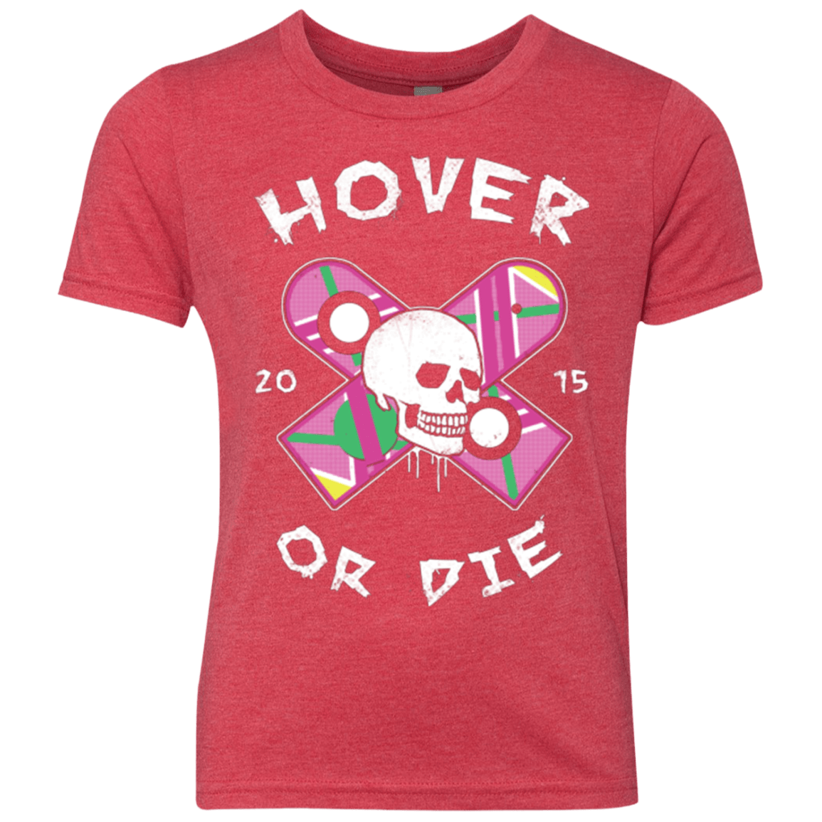 T-Shirts Vintage Red / YXS Hover Or Die Youth Triblend T-Shirt