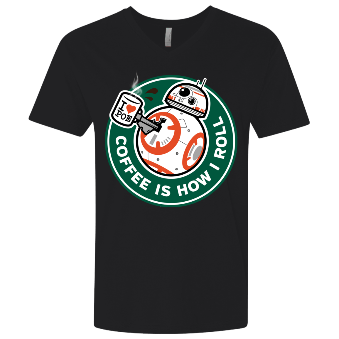 T-Shirts Black / X-Small How I Roll Men's Premium V-Neck