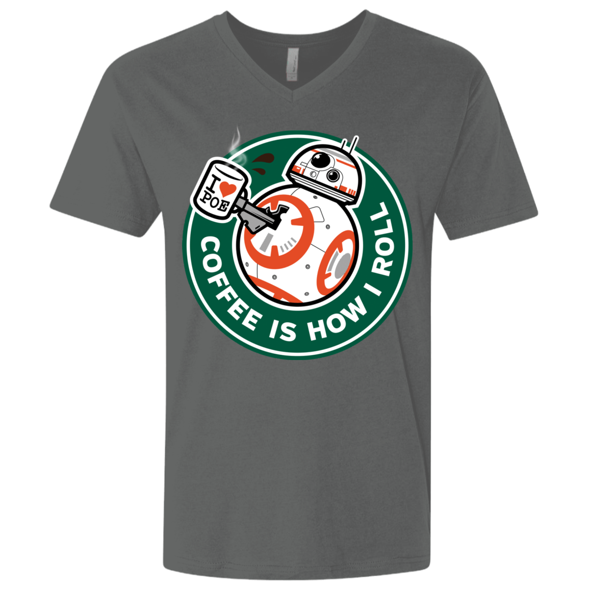 T-Shirts Heavy Metal / X-Small How I Roll Men's Premium V-Neck