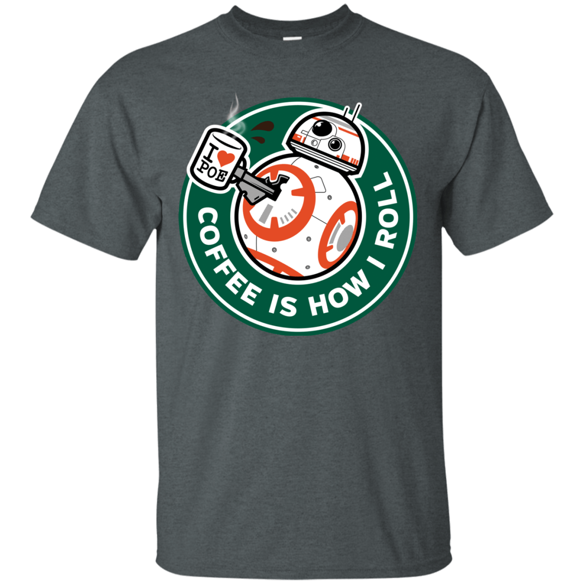 T-Shirts Dark Heather / Small How I Roll T-Shirt