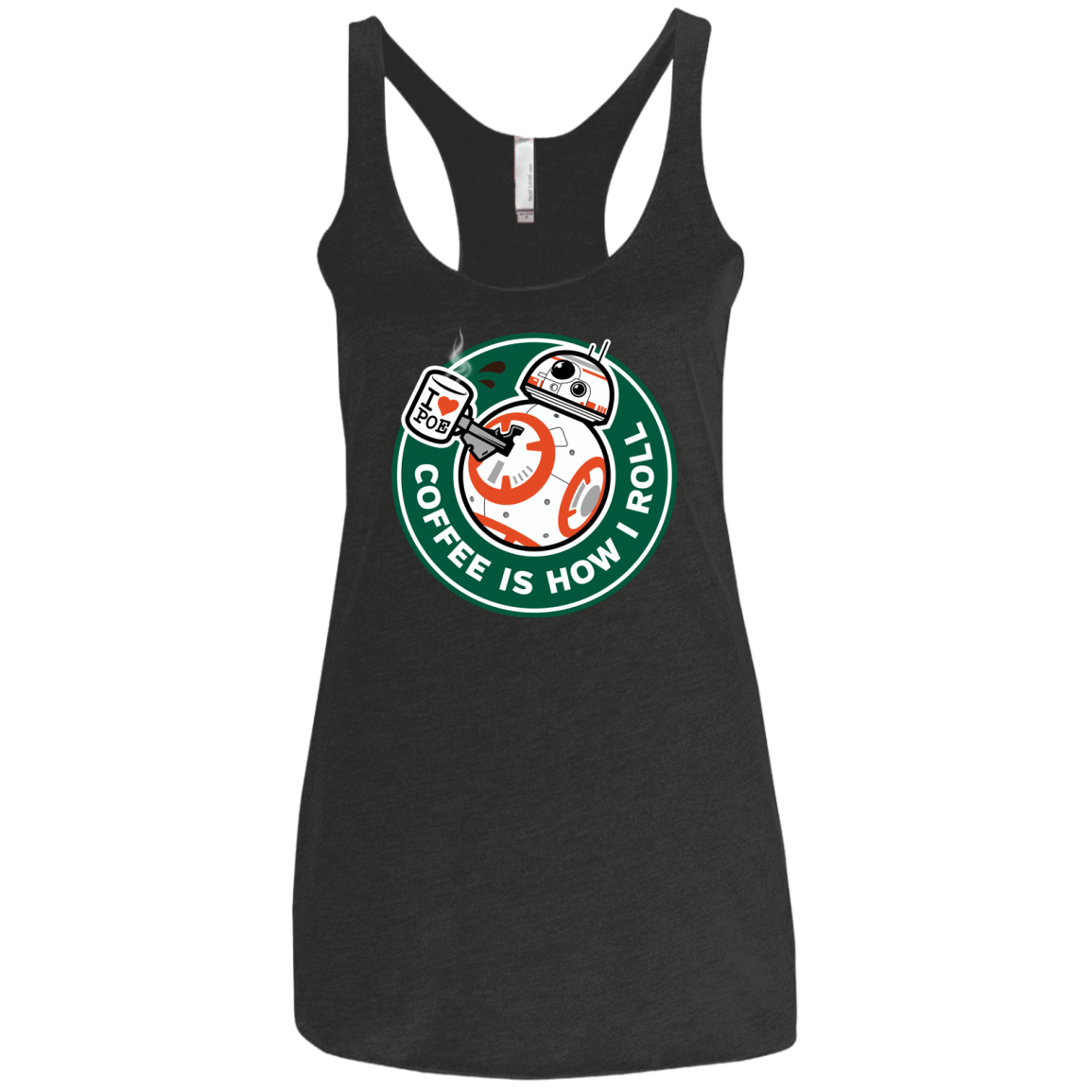 T-Shirts Vintage Black / X-Small How I Roll Women's Triblend Racerback Tank