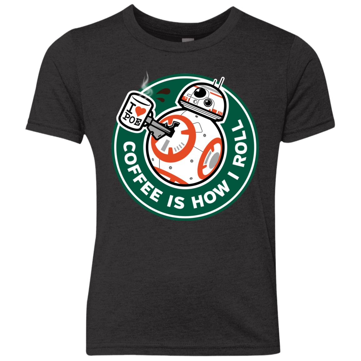 T-Shirts Vintage Black / YXS How I Roll Youth Triblend T-Shirt