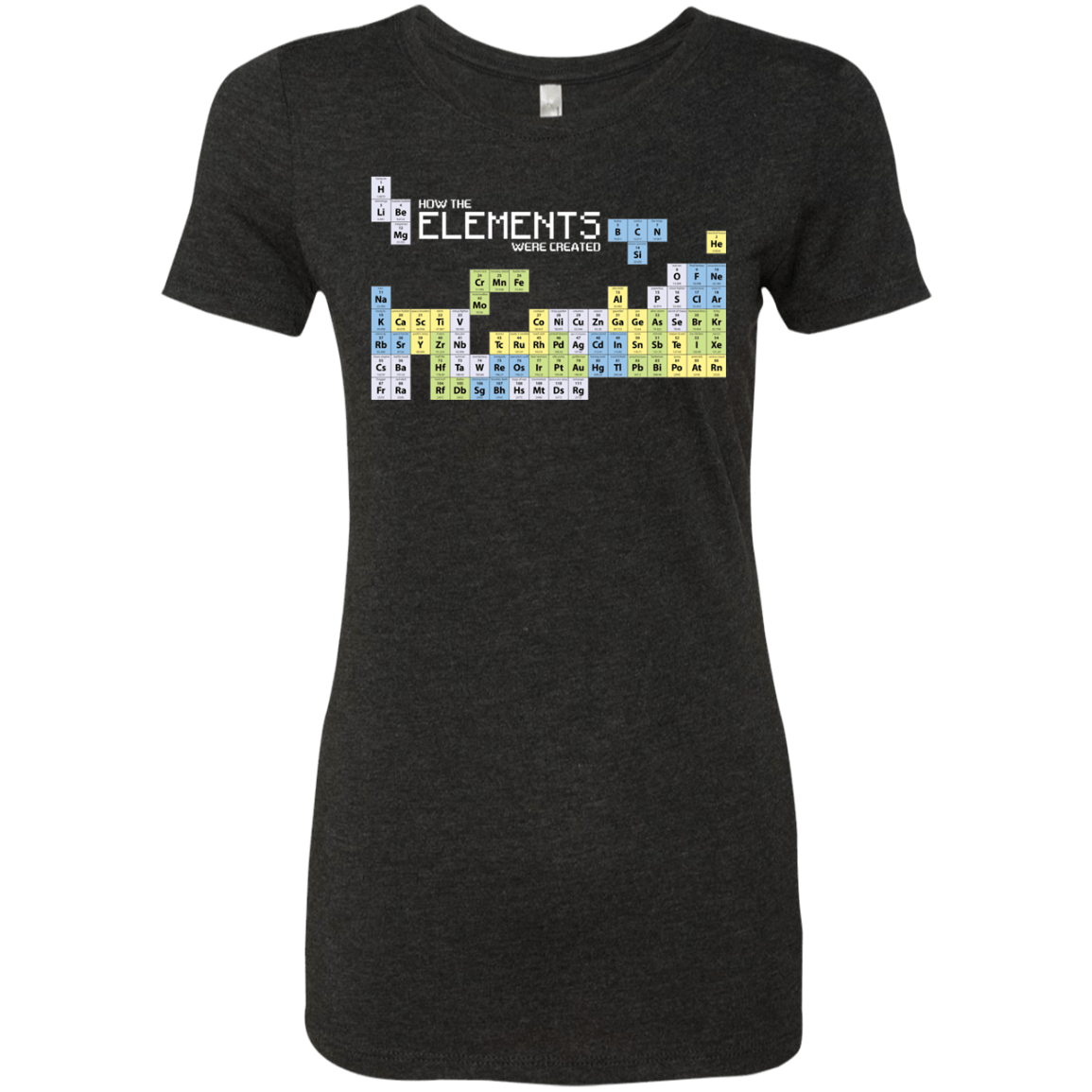 T-Shirts Vintage Black / S How The Elements Were Made Women's Triblend T-Shirt