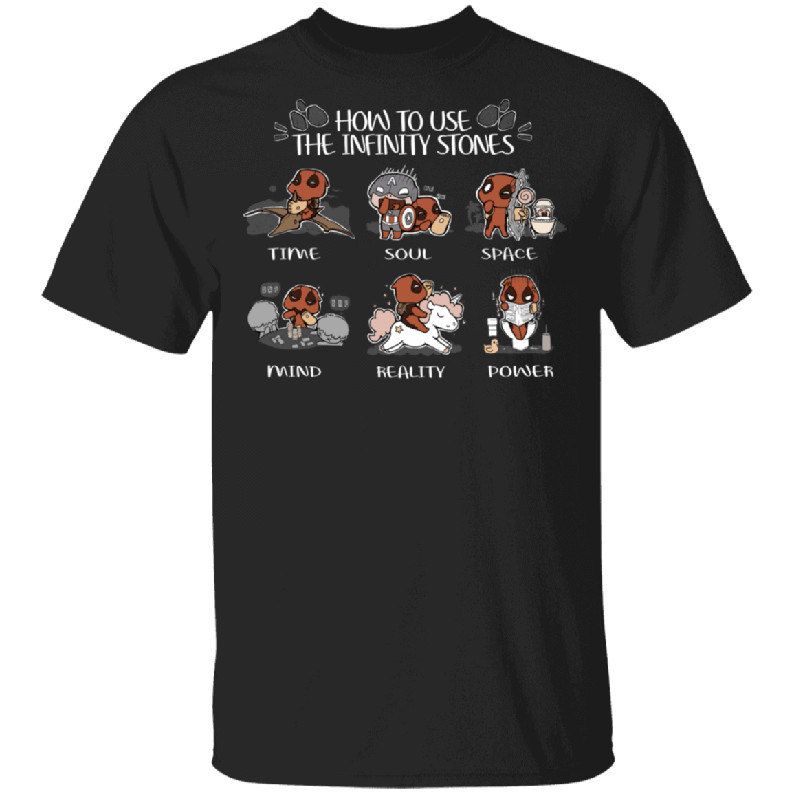 T-Shirts Black / S How To Use Stones T-Shirt