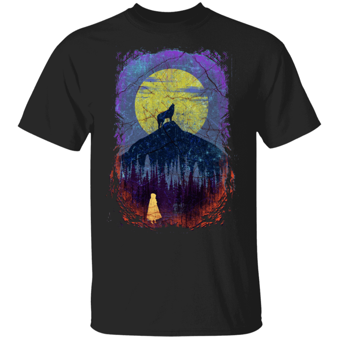 T-Shirts Black / S Howl On The Ridge T-Shirt