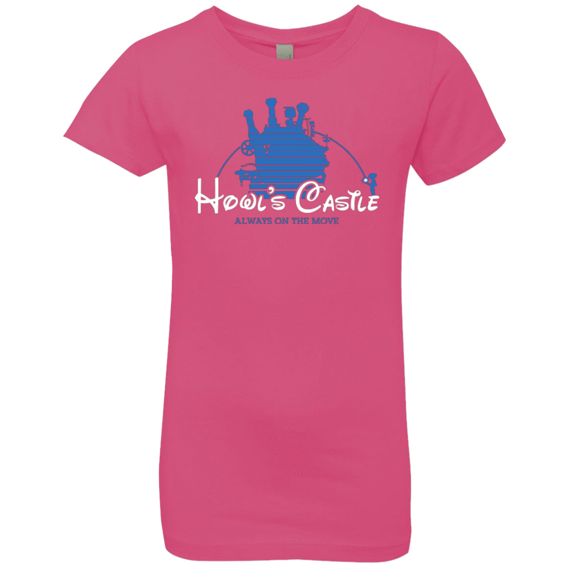 T-Shirts Hot Pink / YXS Howl's Castle Girls Premium T-Shirt