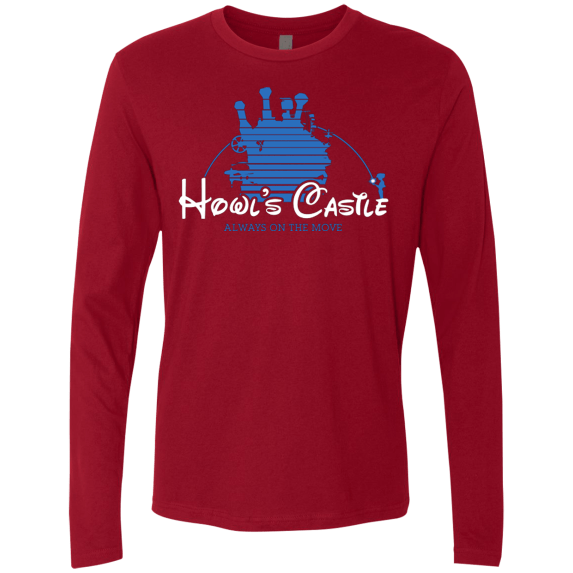 T-Shirts Cardinal / Small Howl's Castle Men's Premium Long Sleeve