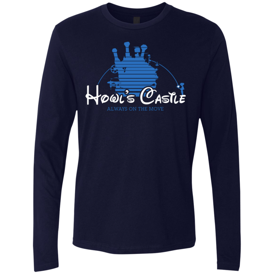 T-Shirts Midnight Navy / Small Howl's Castle Men's Premium Long Sleeve