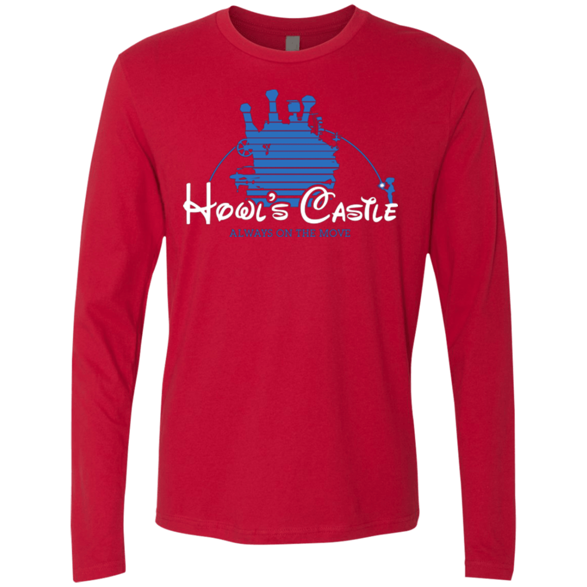 T-Shirts Red / Small Howl's Castle Men's Premium Long Sleeve