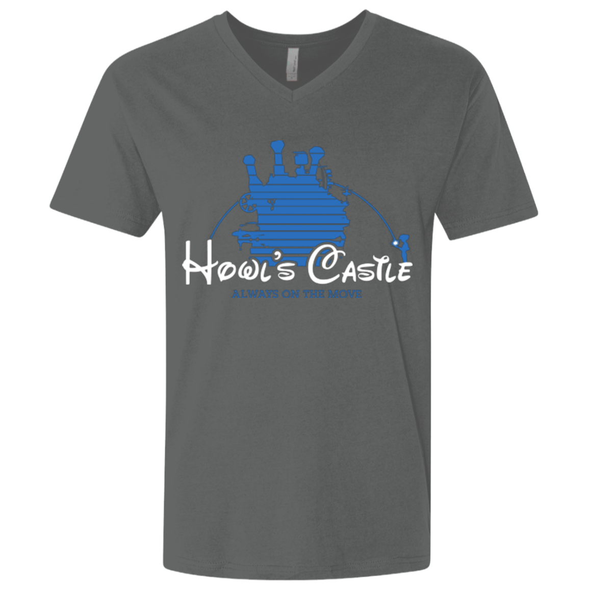 T-Shirts Heavy Metal / X-Small Howl's Castle Men's Premium V-Neck
