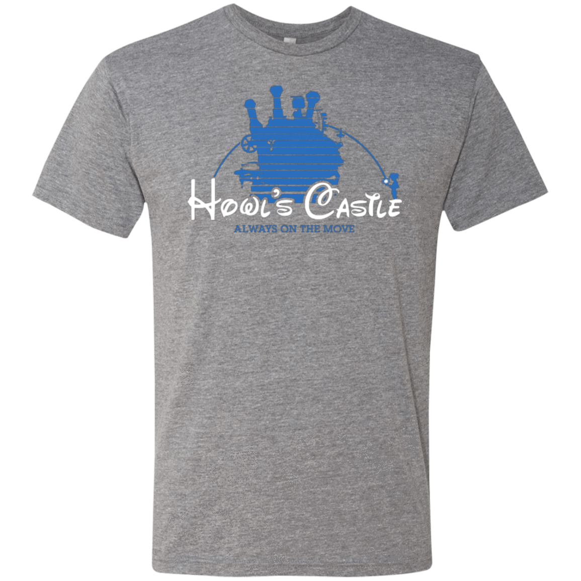 T-Shirts Premium Heather / Small Howl's Castle Men's Triblend T-Shirt