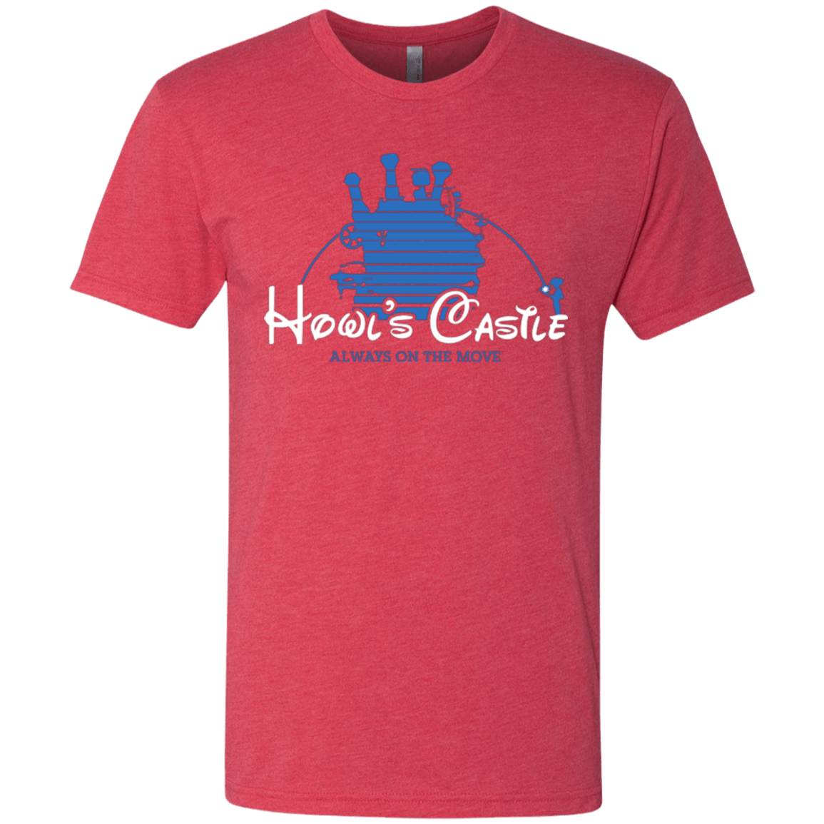 T-Shirts Vintage Red / Small Howl's Castle Men's Triblend T-Shirt