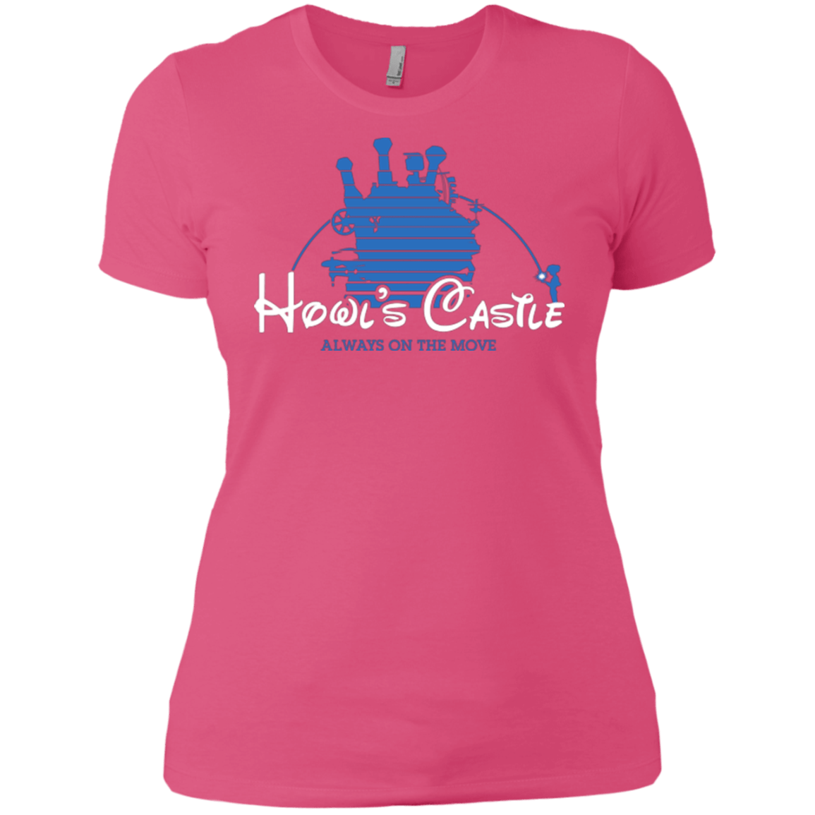 T-Shirts Hot Pink / X-Small Howl's Castle Women's Premium T-Shirt