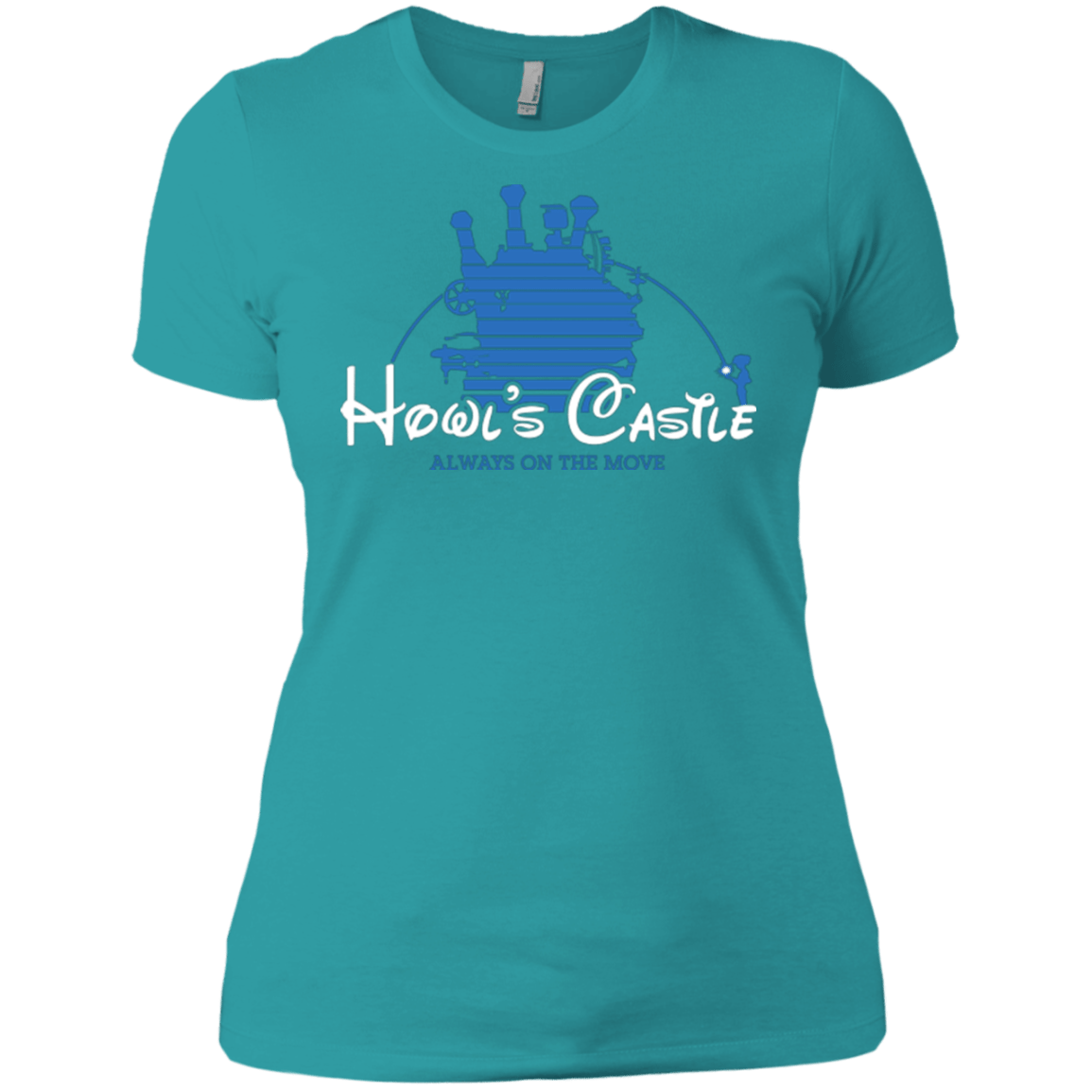 T-Shirts Tahiti Blue / X-Small Howl's Castle Women's Premium T-Shirt