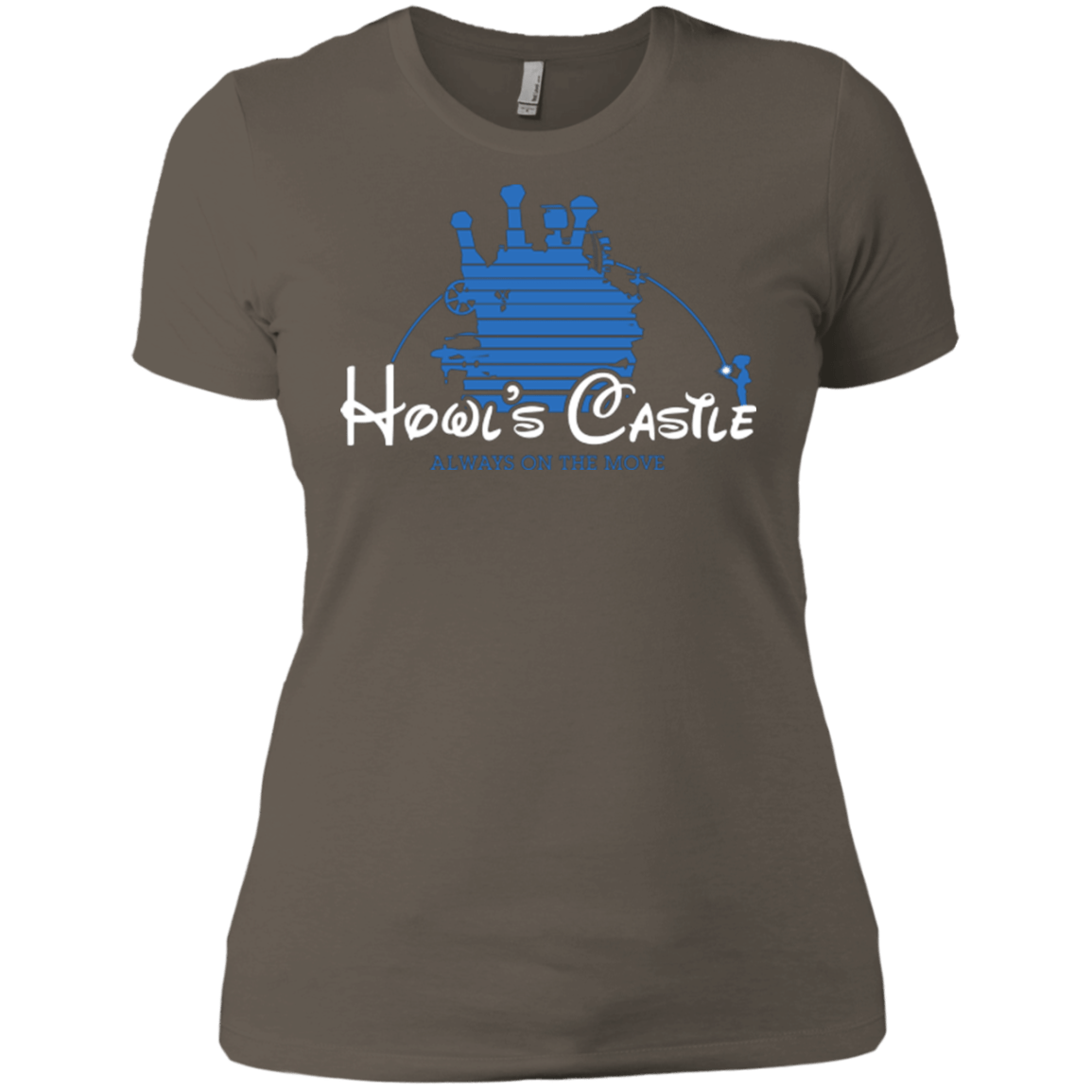 T-Shirts Warm Grey / X-Small Howl's Castle Women's Premium T-Shirt
