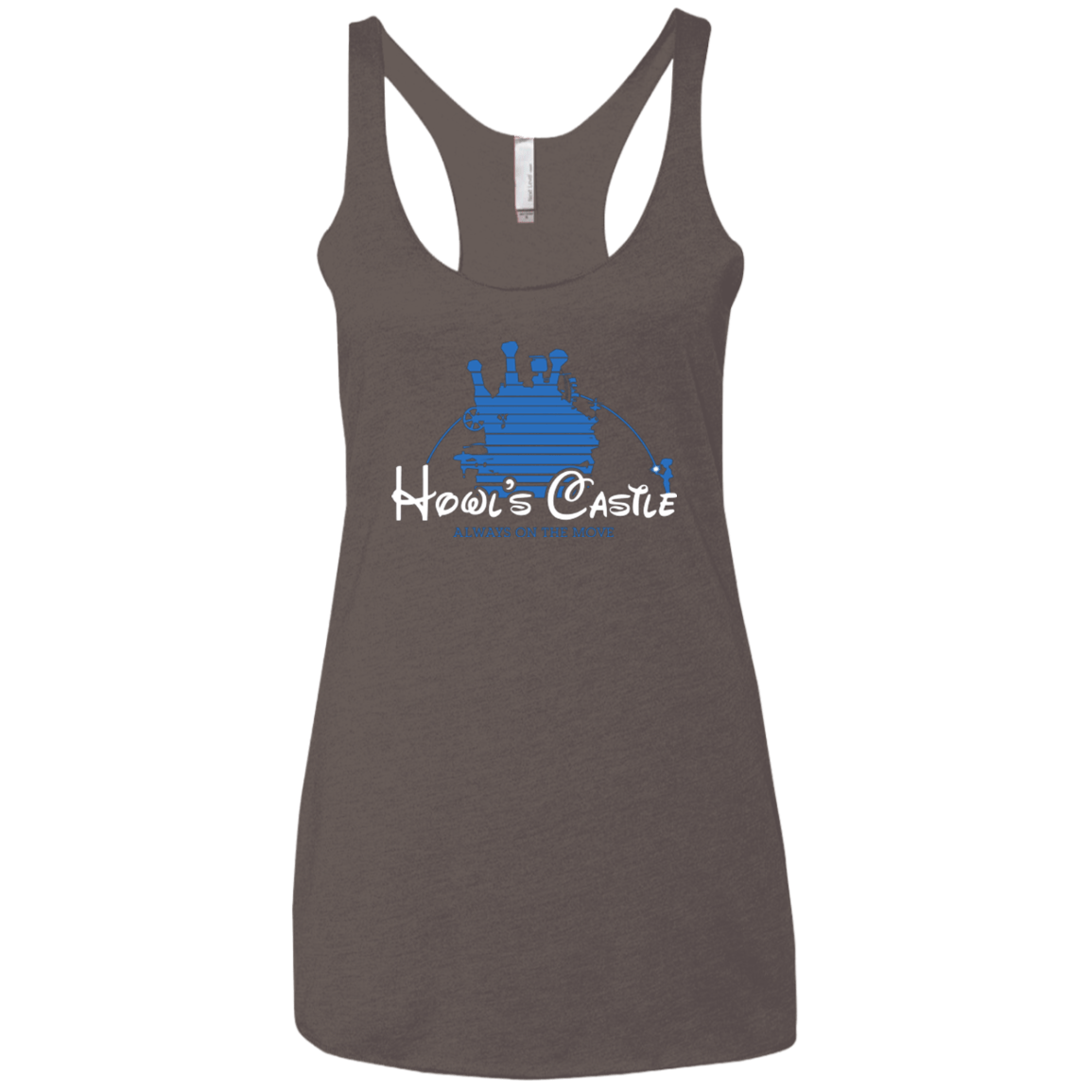 T-Shirts Macchiato / X-Small Howl's Castle Women's Triblend Racerback Tank