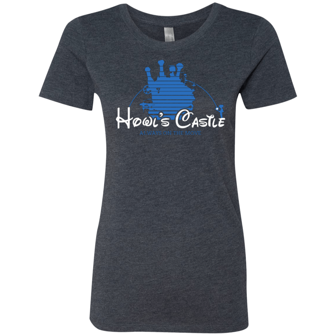 T-Shirts Vintage Navy / Small Howl's Castle Women's Triblend T-Shirt