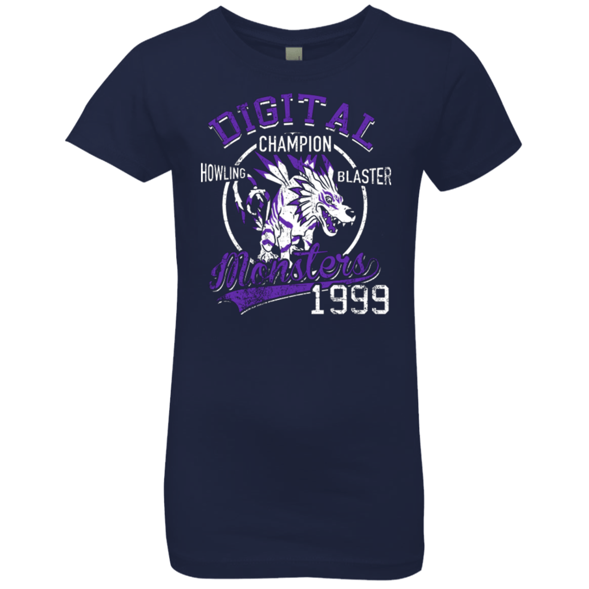 T-Shirts Midnight Navy / YXS Howling Blaster Girls Premium T-Shirt