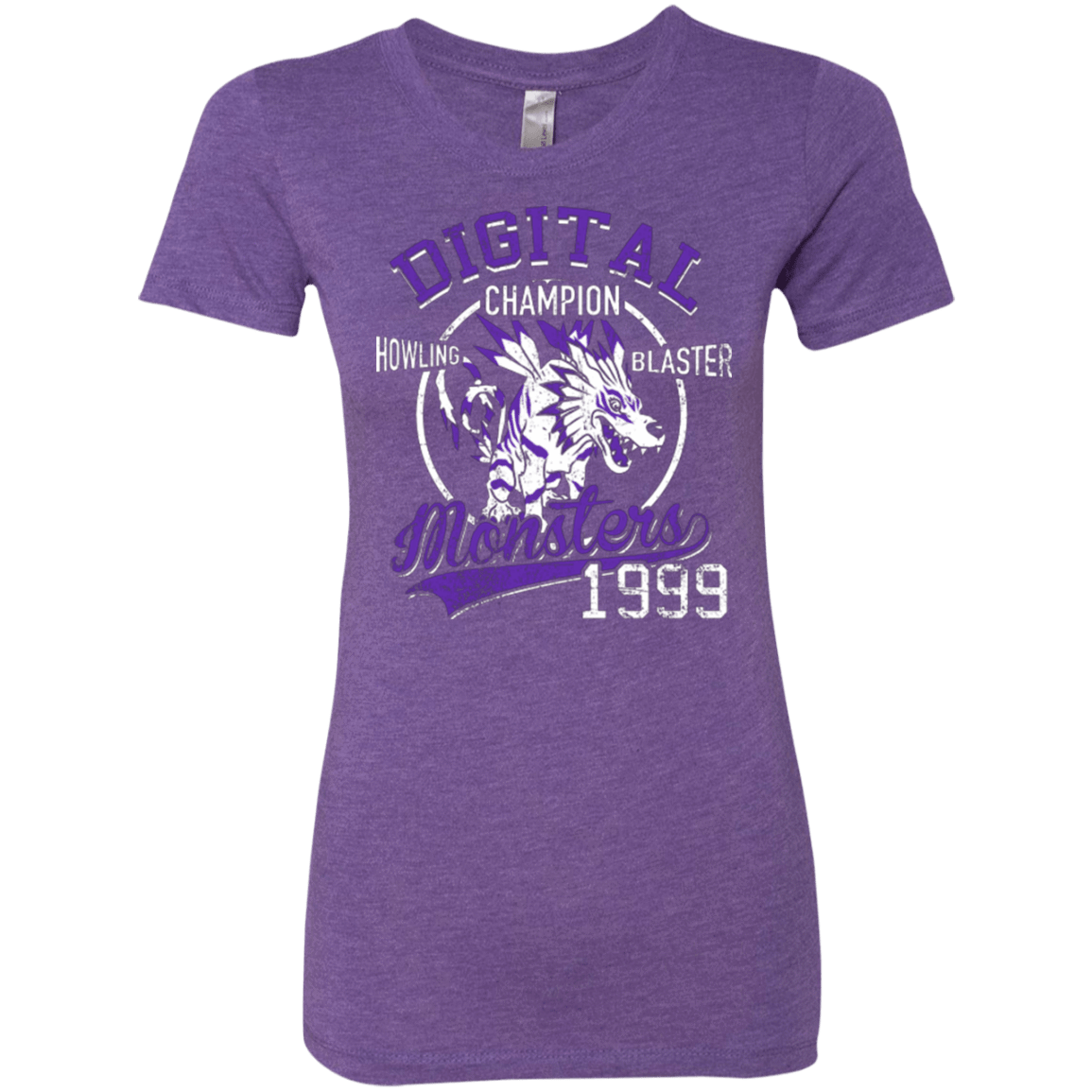 T-Shirts Purple Rush / Small Howling Blaster Women's Triblend T-Shirt