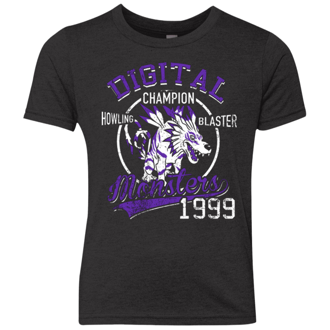 T-Shirts Vintage Black / YXS Howling Blaster Youth Triblend T-Shirt