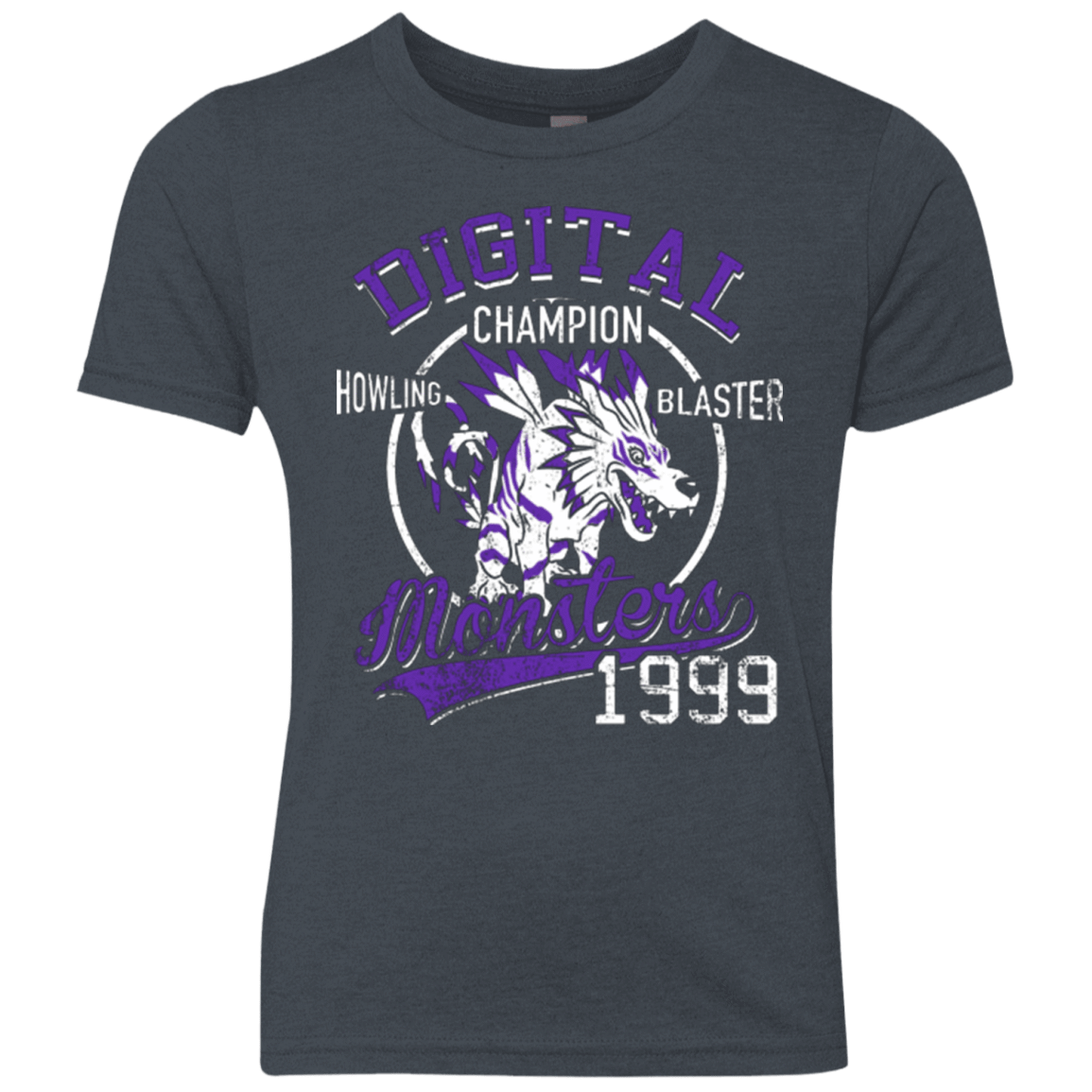 T-Shirts Vintage Navy / YXS Howling Blaster Youth Triblend T-Shirt