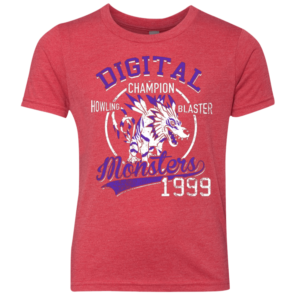 T-Shirts Vintage Red / YXS Howling Blaster Youth Triblend T-Shirt