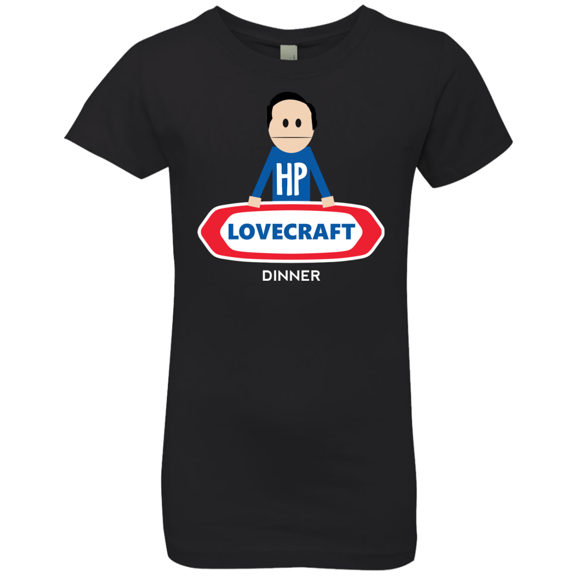 T-Shirts Black / YXS HP LoveCraft Dinner Girls Premium T-Shirt