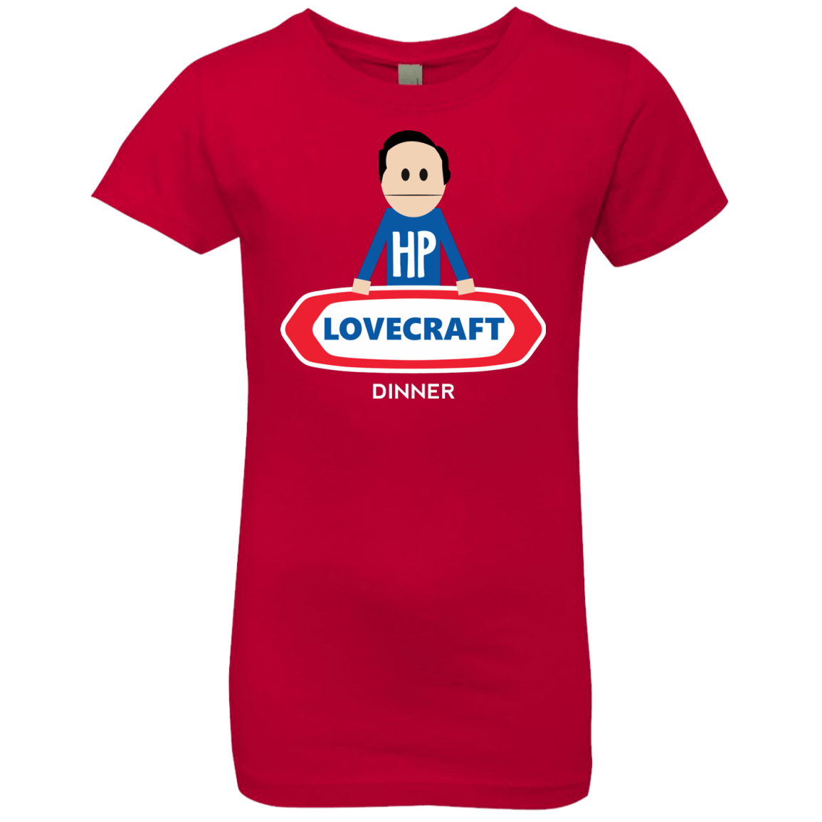 T-Shirts Red / YXS HP LoveCraft Dinner Girls Premium T-Shirt