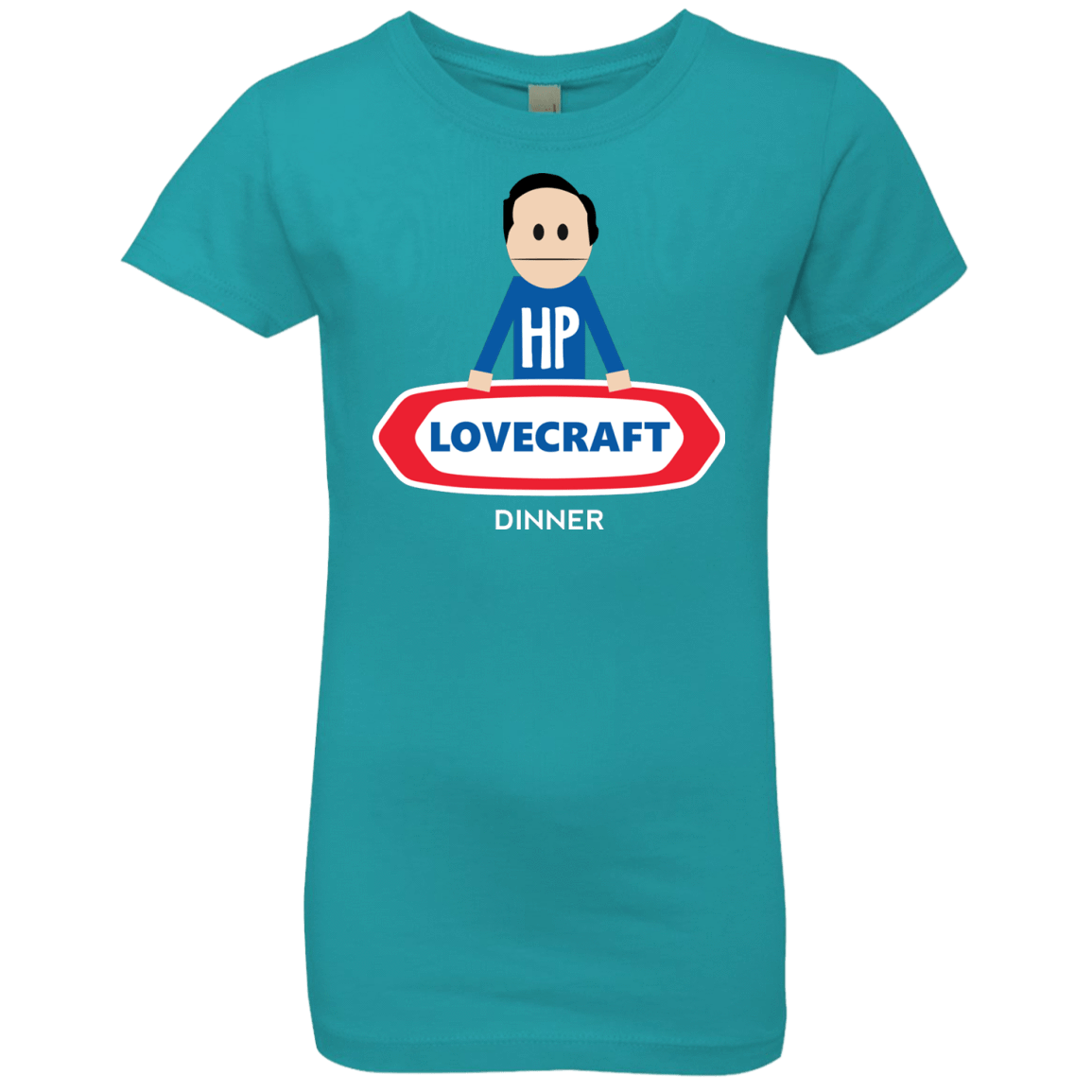 T-Shirts Tahiti Blue / YXS HP LoveCraft Dinner Girls Premium T-Shirt
