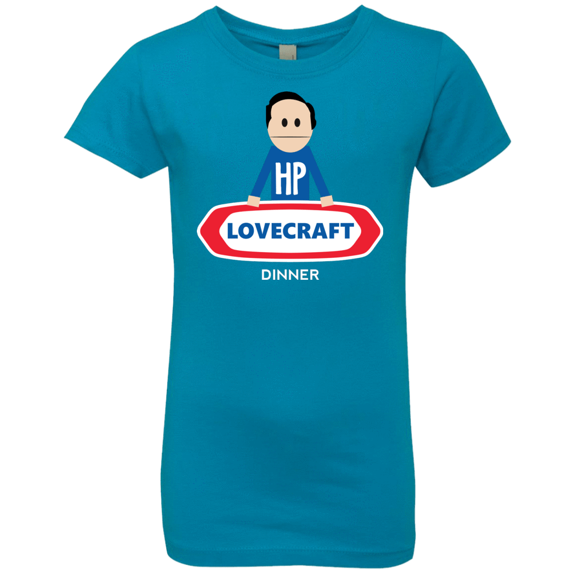 T-Shirts Turquoise / YXS HP LoveCraft Dinner Girls Premium T-Shirt