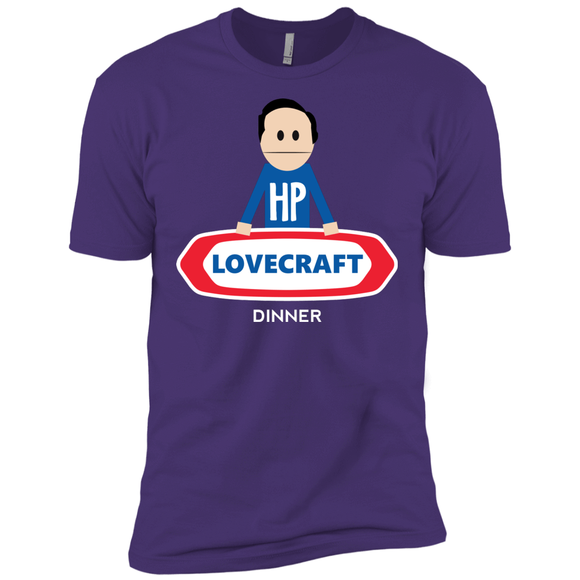 T-Shirts Purple / X-Small HP LoveCraft Dinner Men's Premium T-Shirt