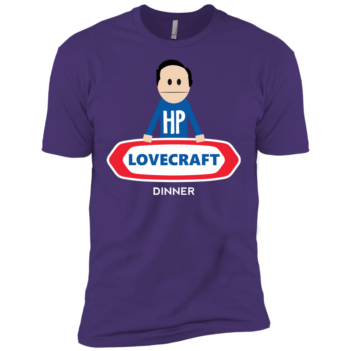 T-Shirts Purple / X-Small HP LoveCraft Dinner Men's Premium T-Shirt